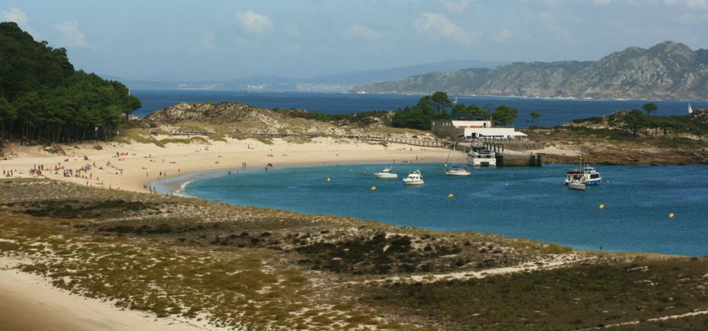 Praia de Rodas, nas Illas Cíes